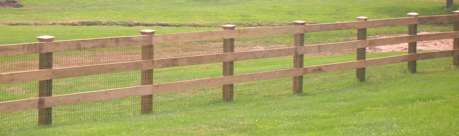 Split rail fencing installed by Hoff - The Fence Contractors